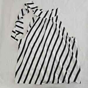 LOFT Monochrome Striped Halter Top